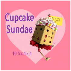 Holiday Cupcake Sundae! Parrot Toy-For Small to Medium Birds
