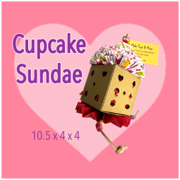 Holiday Cupcake Sundae! Parrot Toy-For Small to Medium Birds