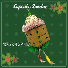 Holiday Cupcake Sundae! Parrot Toy-For Small to Medium Birds