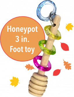 Honey Pot! Foot Toy-Maka Toys-For Small Birds