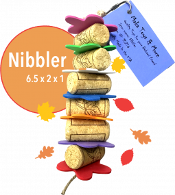 Nibbler! Maka Bird Toy-For Small to Medium Birds