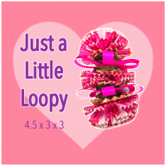 Just A Little Loopy Holiday! Parrot Toy-For Small to Medium Birds