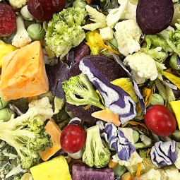 Lou's Raw Food Mash-Bigger Beaks SUMMER BLEND (5 cups)