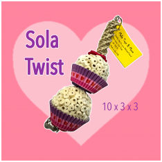 Holiday Sola Twist! Parrot Toy-For Small to Medium Birds